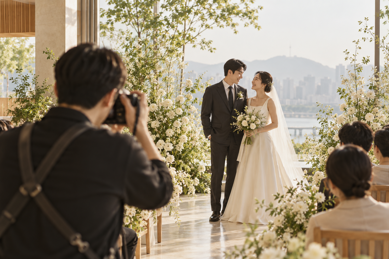 웨딩 촬영과 행사 서비스